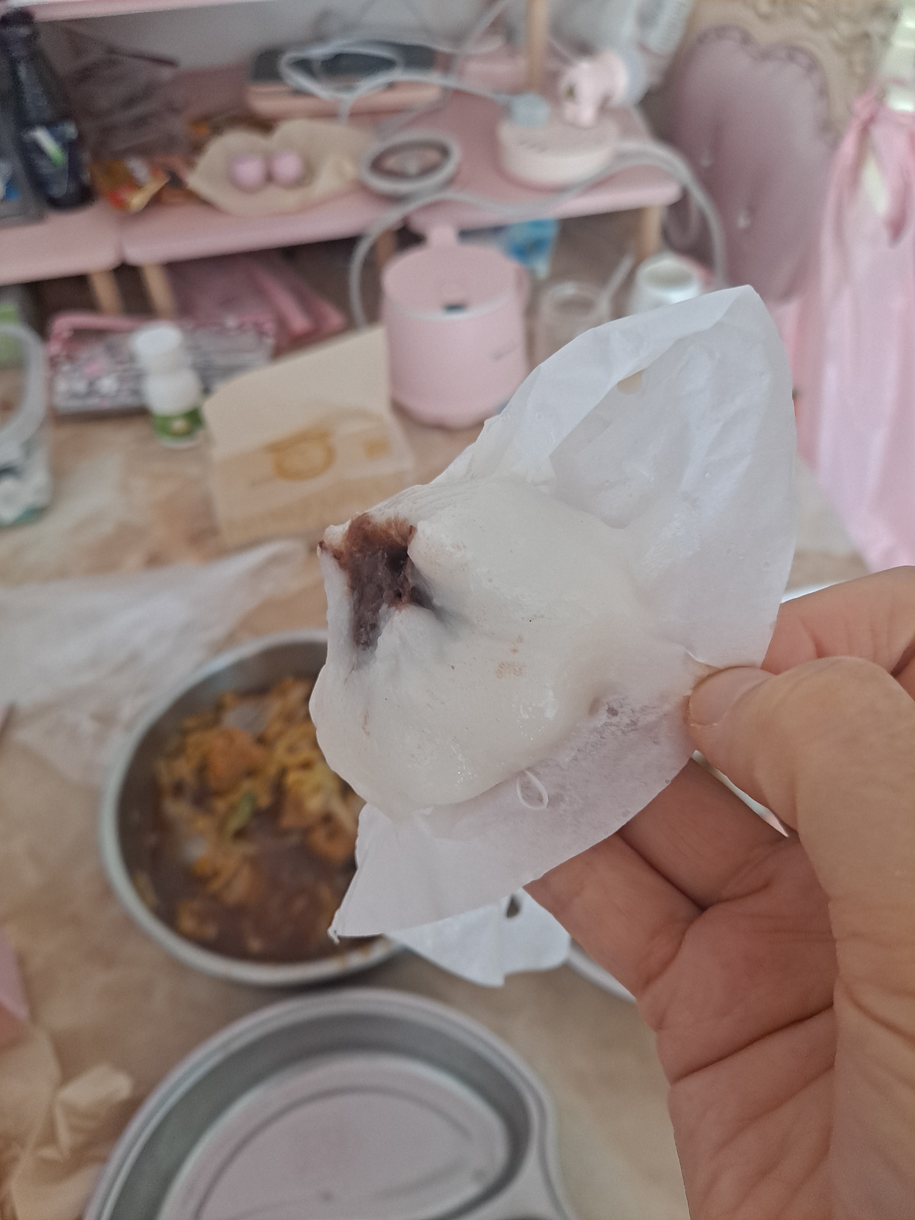 在旗黏豆包江米红豆500g*2袋 20个 东北粘豆包特产杂粮早餐 实拍图