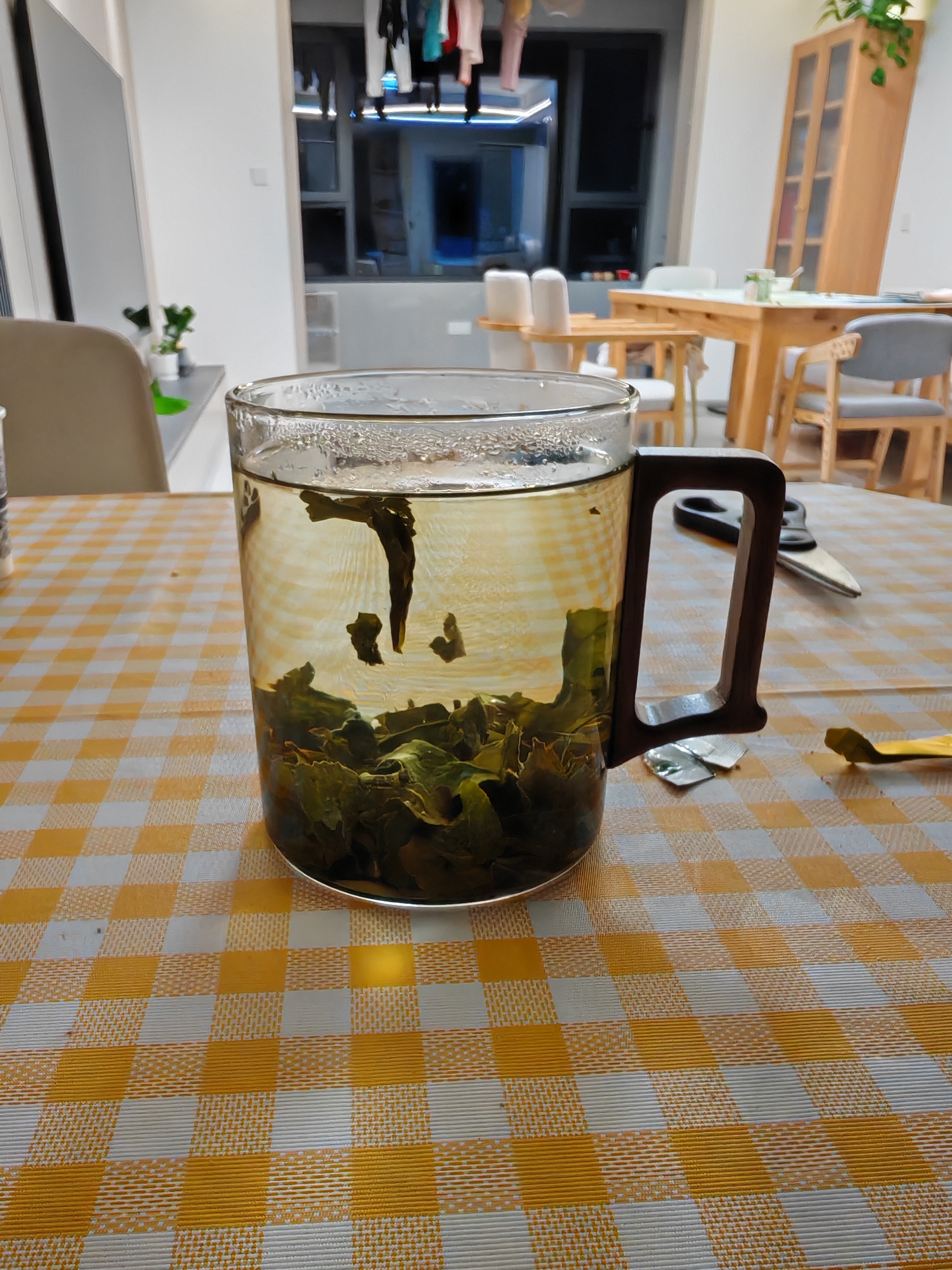 泥也水杯子玻璃泡茶杯高硼硅耐热加厚家用办公杯喝茶个人专用杯大容量 实拍图