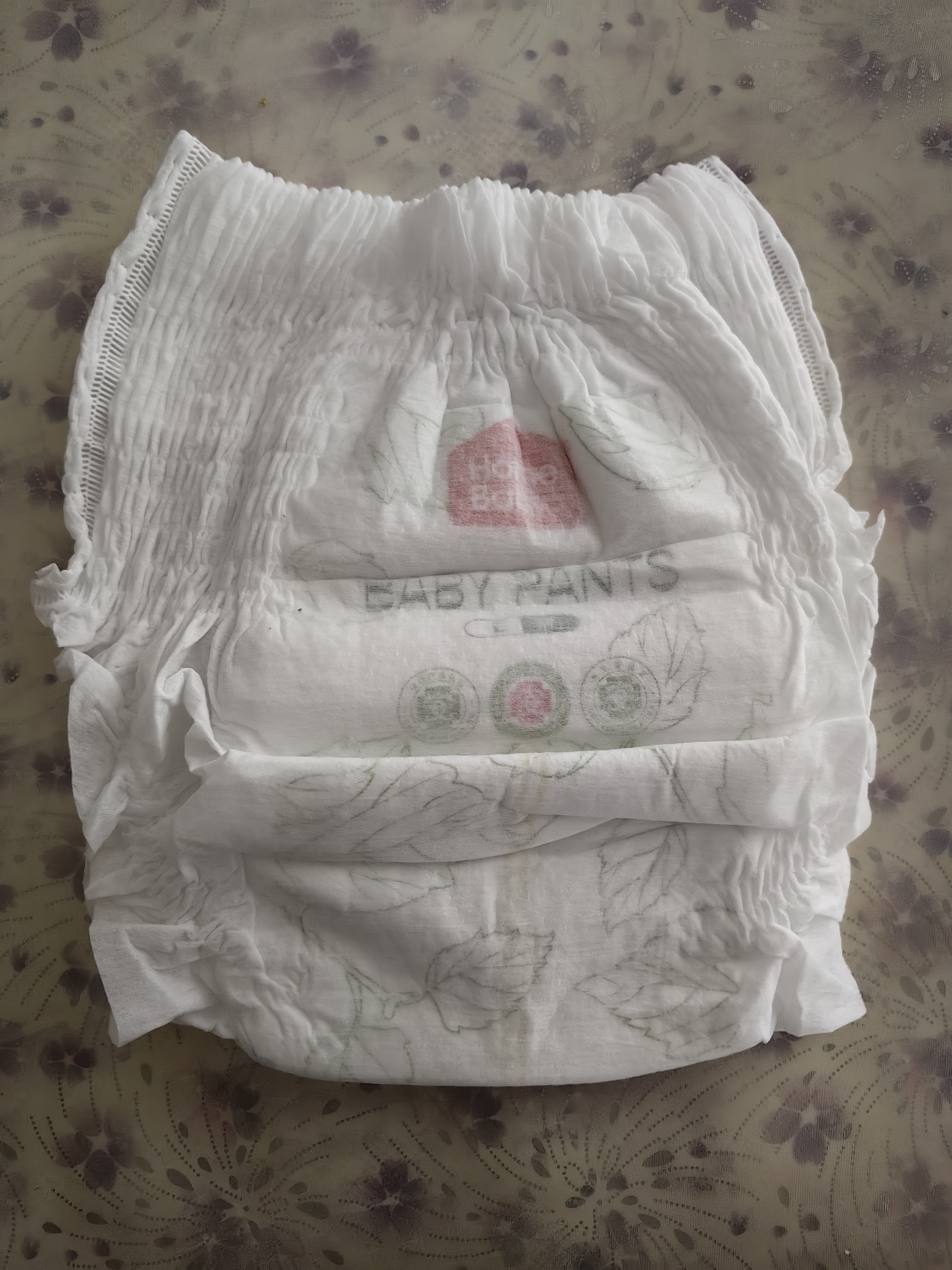 家得宝（homebaby）【未检出甲酰胺】蚕丝蛋白拉拉裤经典装L码80片尿不湿夏季超薄 实拍图