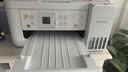 爱普生（EPSON）【6代新品】L4356墨仓式彩色无线AI学习打印机一体机家用/办公  L4266升级版(自动双面 液晶屏 白) 实拍图