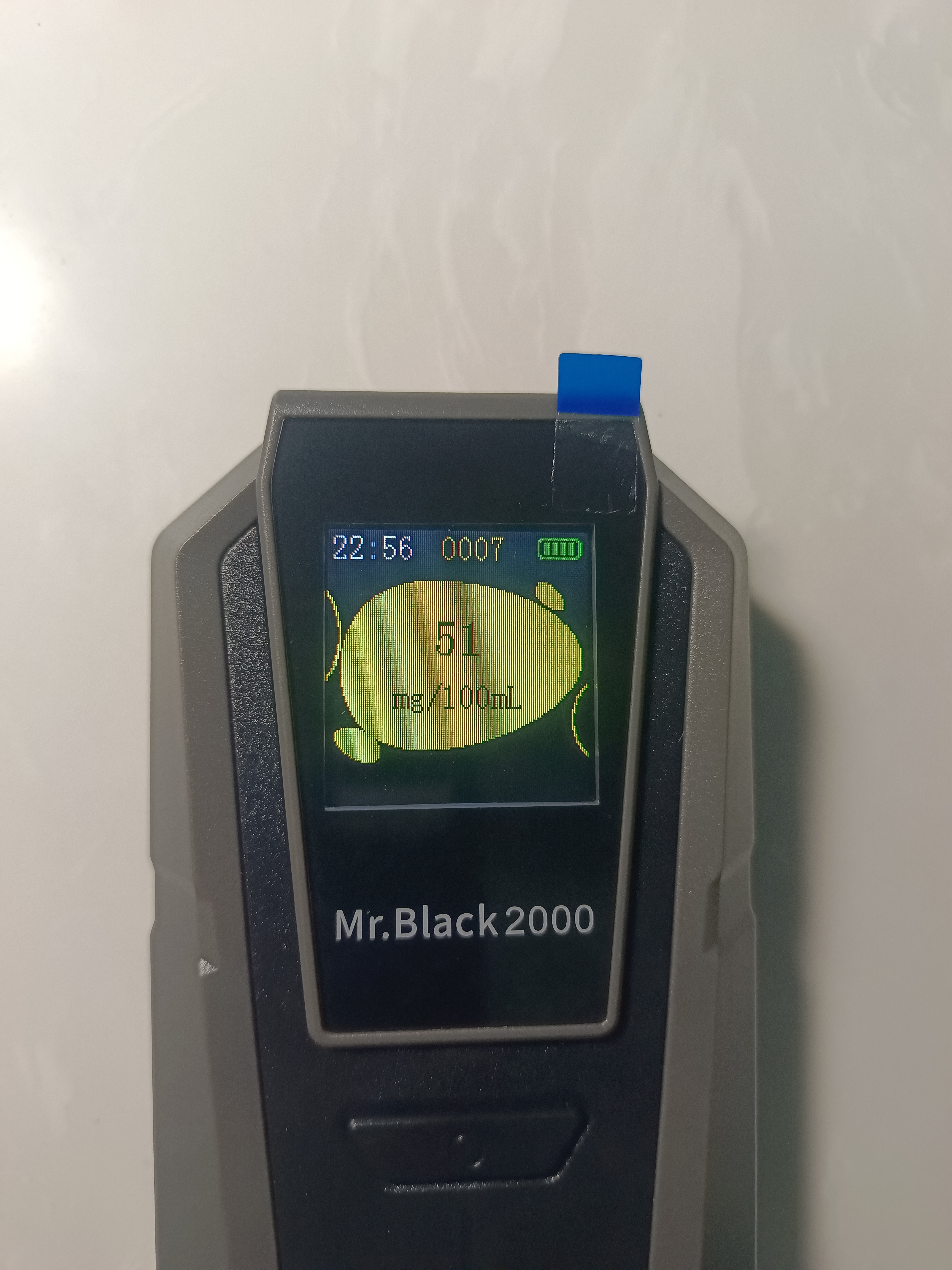 兆为酒精测试仪吹气式测酒器查酒驾检测仪酒测仪排查高精度交通器专用 实拍图