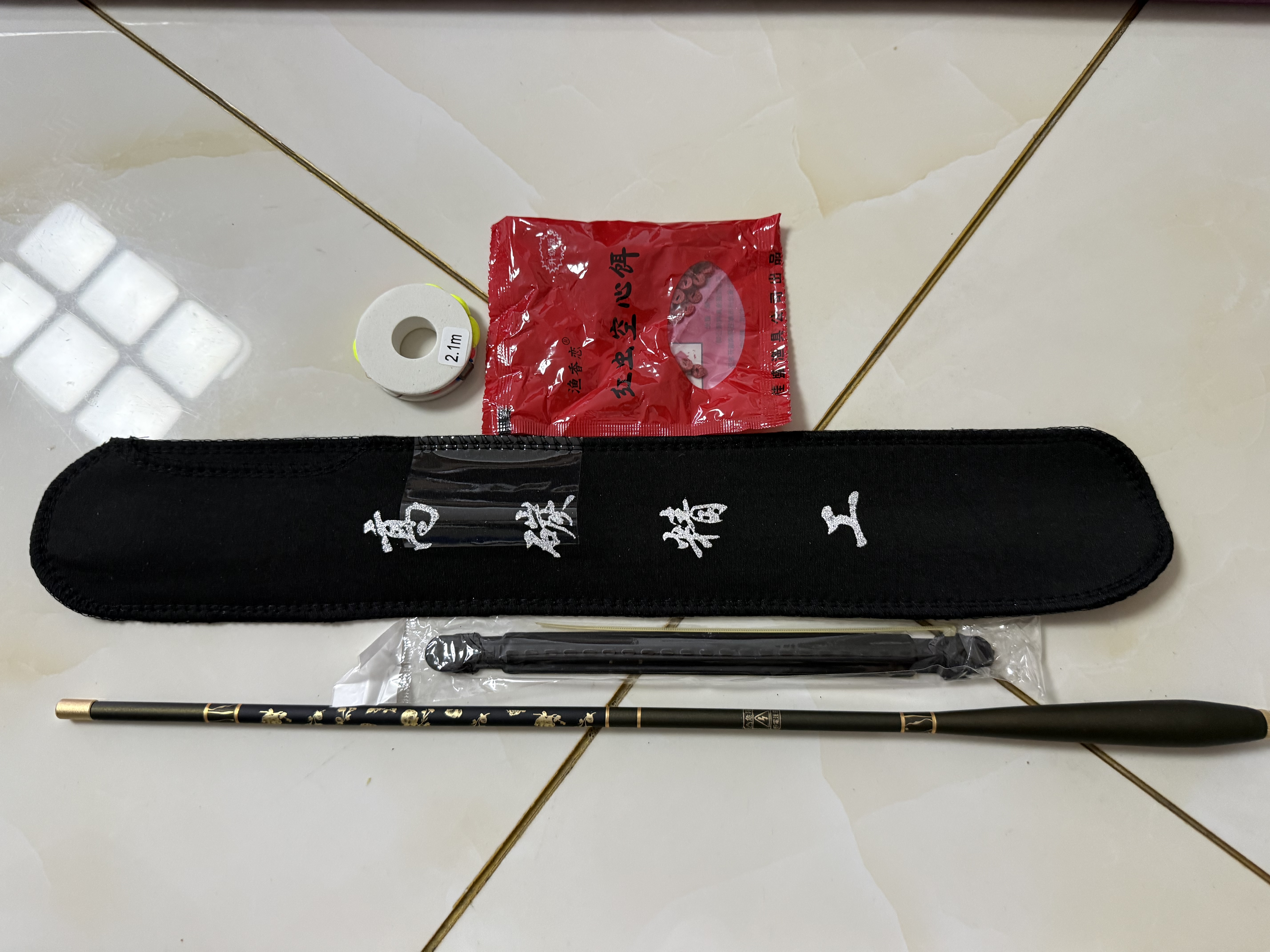 SIMAGO喜曼多儿童鱼竿迷你短节手竿套装碳素钓鱼竿小孩专用鲫鱼竿1.5米 实拍图