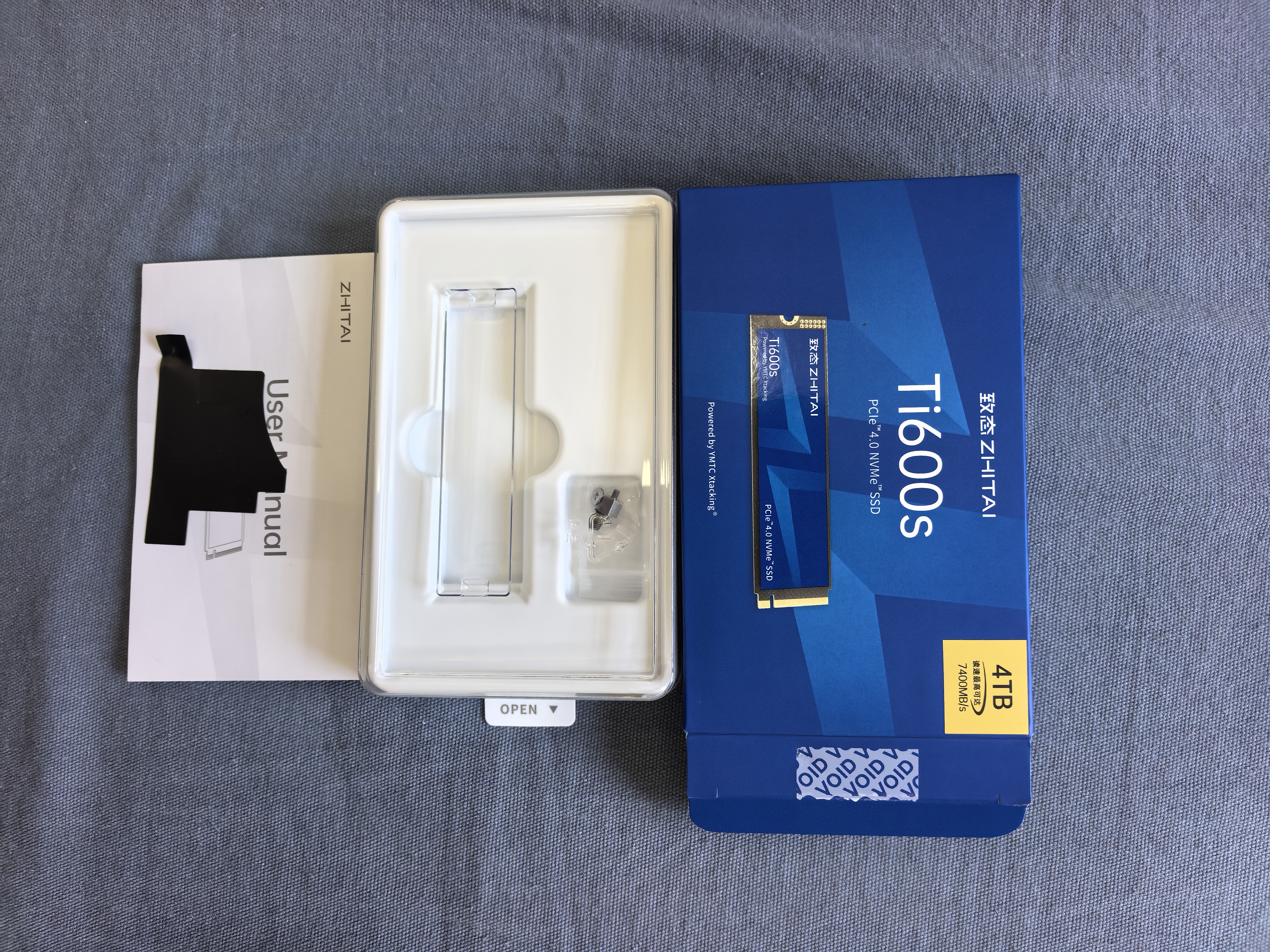 致态（ZhiTai）长江存储 4TB SSD固态硬盘 NVMe M.2接口 Ti600s系列 (PCIe 4.0 产品) 实拍图