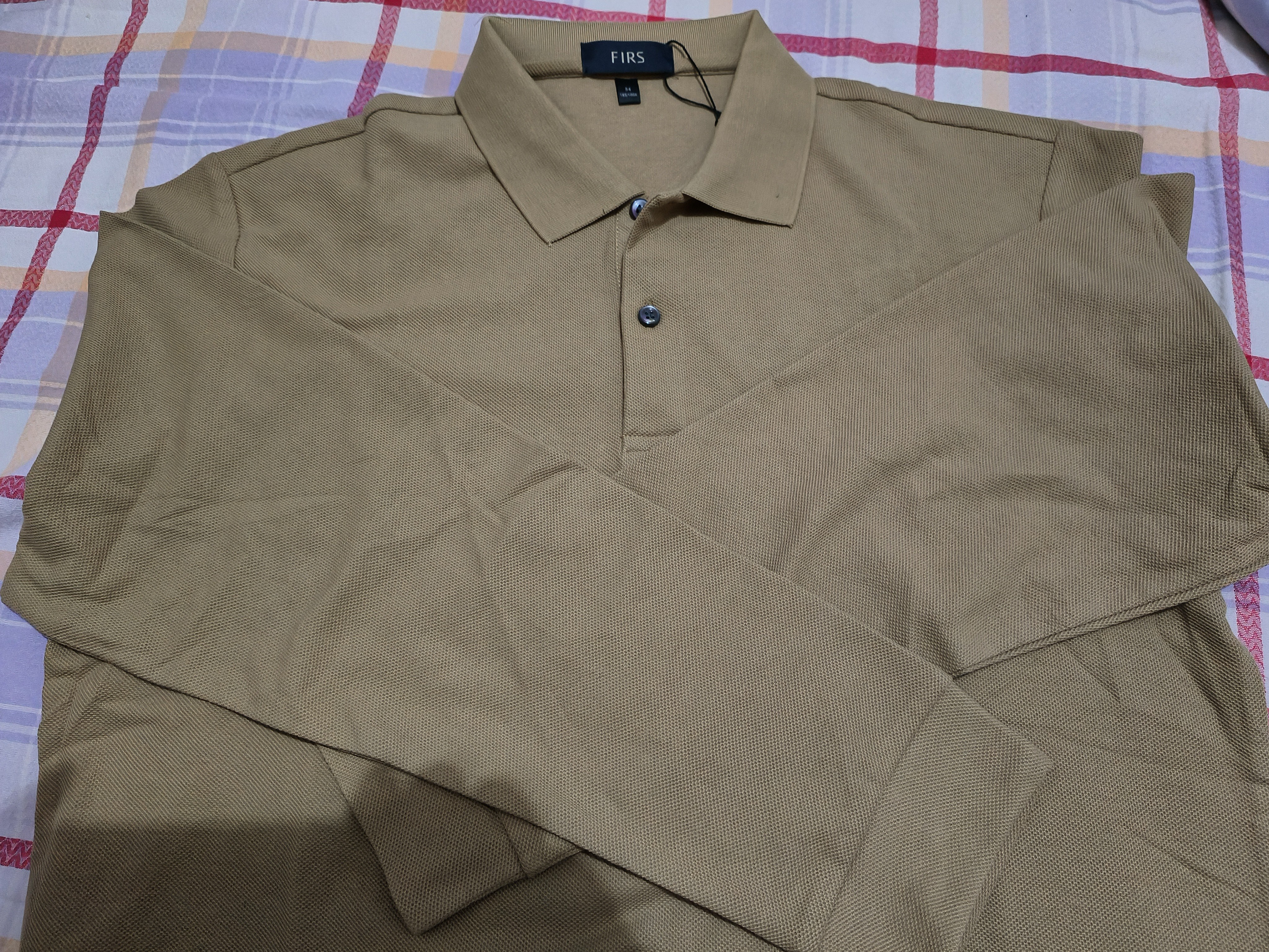 杉杉【高端纯棉】长袖t恤男士新款春秋纯色上衣服打底POLO衫体恤男装 实拍图