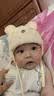 贝肽斯宝宝帽子秋冬季防风护耳保暖儿童毛线帽男女童可爱婴儿无骨针织帽 实拍图