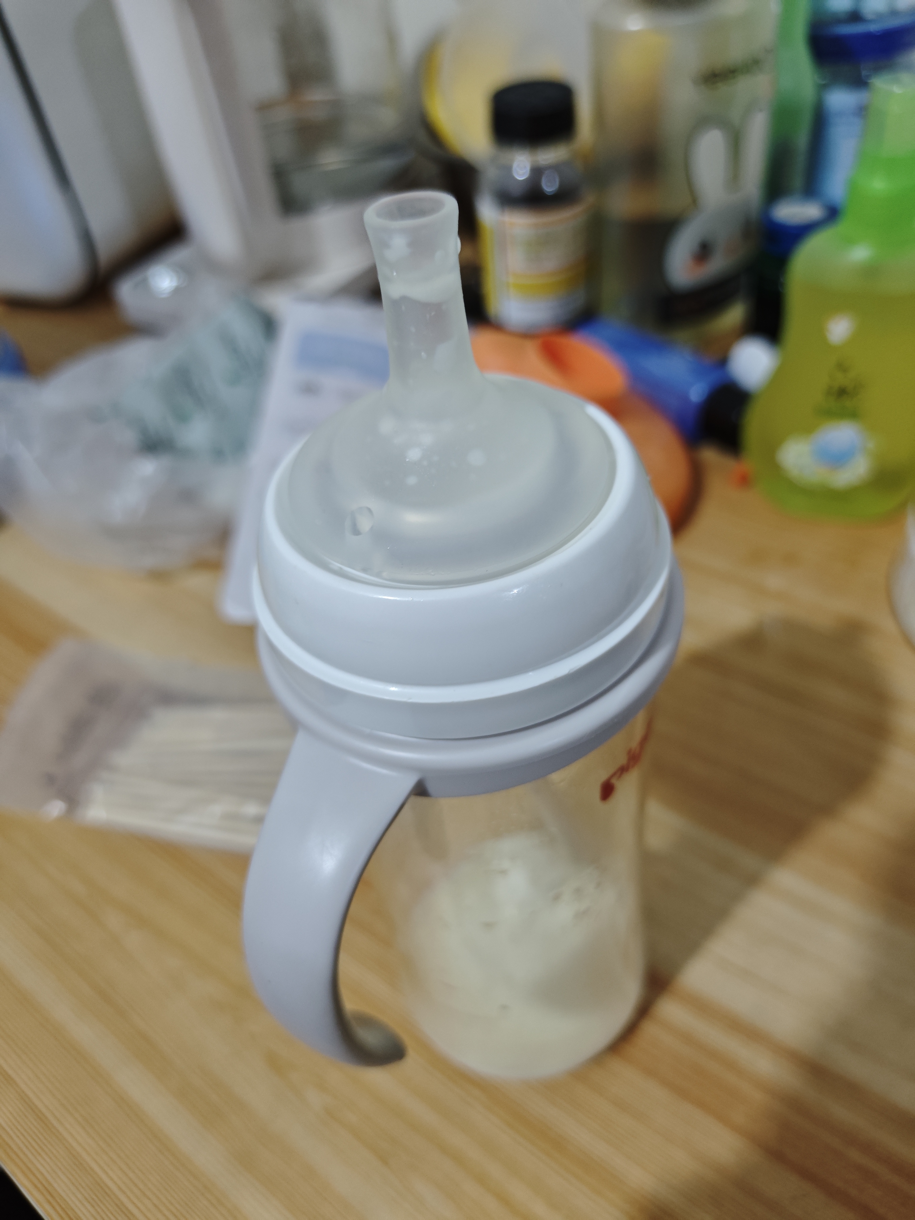 贝亲（Pigeon）自然离乳系列吸嘴 替换奶嘴 12月+ BA152 实拍图