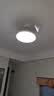 欧普照明（OPPLE）风扇灯吊扇灯24瓦空调搭子照明低噪音餐厅电风扇卧室厨房 冰风白 实拍图