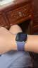 Apple/苹果 Watch S11 智能手表GPS款46毫米银色铝金属表壳雾紫色运动型表带S/M MEVW4CH/B 实拍图