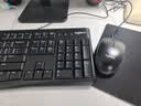 罗技（Logitech）MK120 键鼠套装 有线键鼠套装 办公键鼠套装 电脑键盘 USB即插即用 全尺寸 黑色 实拍图