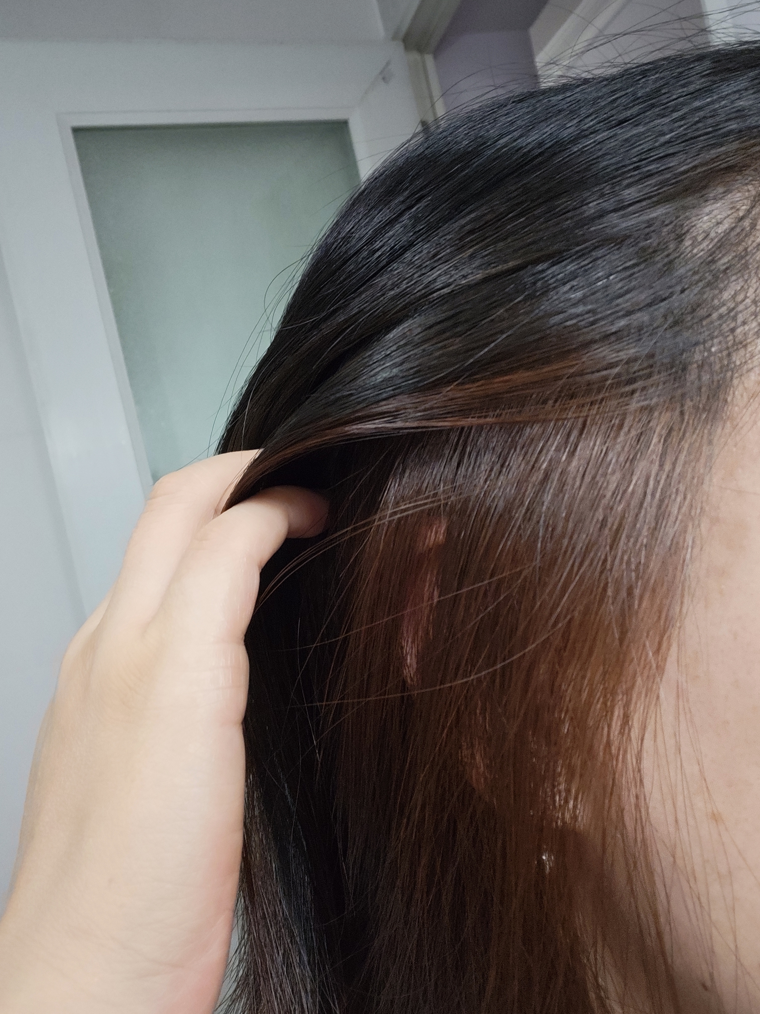 OKCS染发膏元气粉橘染发剂脏橘色自己在家染发植物纯染发霜男女士专用 实拍图