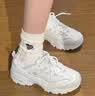 斯凯奇（Skechers）老爹鞋女鞋秋季厚底增高熊猫鞋舒适百搭休闲运动鞋 实拍图