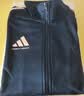 阿迪达斯（adidas）外套男女春季跑步运动立领拉链夹克外套运动服 黑/白 3XL 实拍图