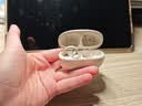 QCY C50S小耳球蓝牙耳机耳夹式AI翻译耳机不漏音骨传导概念碳纤维振膜通话降噪长续航 奶昔白 实拍图