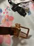 蔻驰（COACH）【品牌直供】女士单针扣18MM双面皮带棕黄拼棕色CCJ04礼物次日达 实拍图