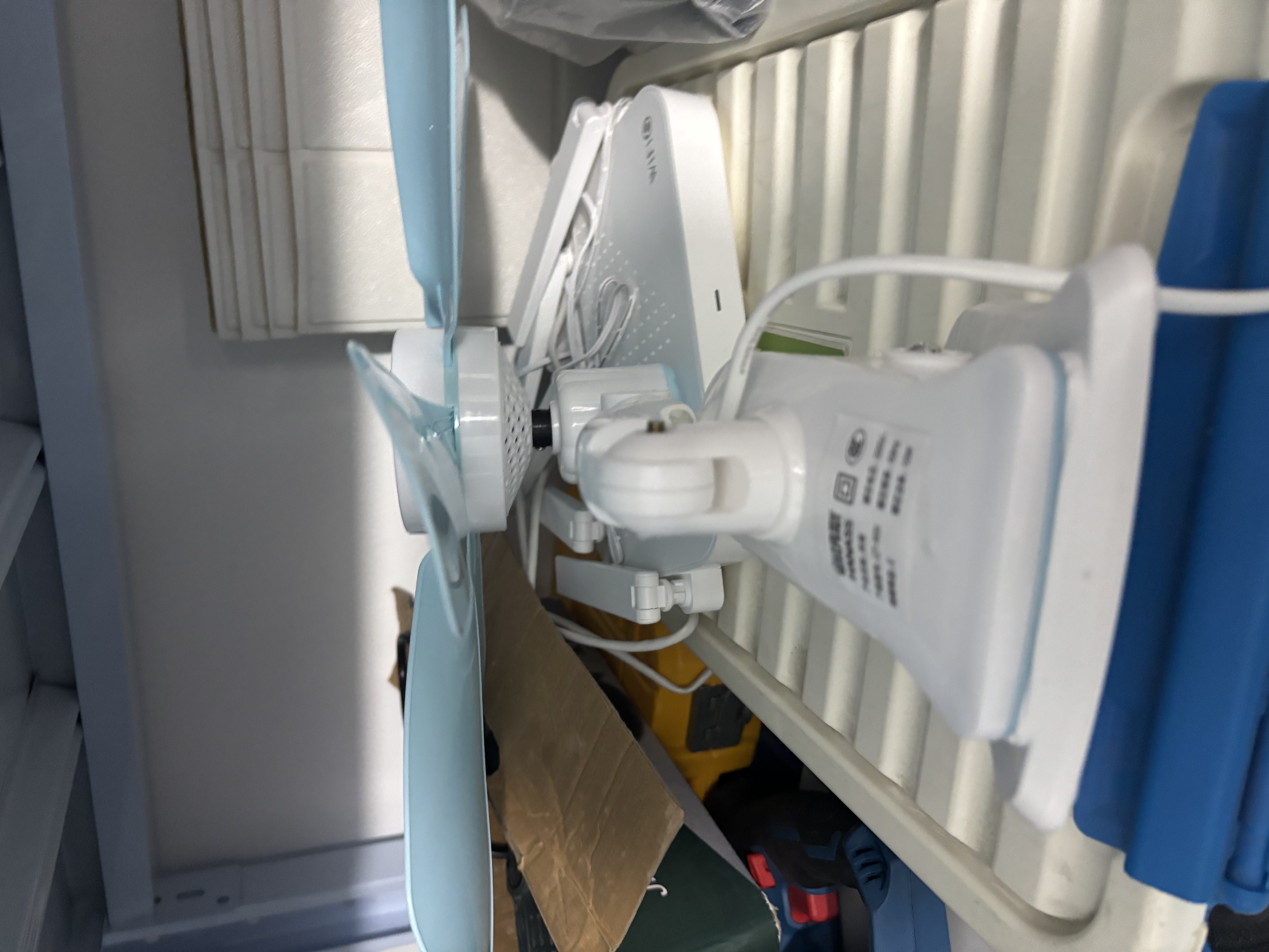 HANASS迷你小风扇轻音办公宿舍夹扇学生床头挂扇六叶家用台式电风扇开学MSE 690J乔迁生日礼物男女生学生 实拍图