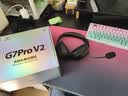 狼蛛（AULA）G7Prov2游戏耳机六模连接头戴式电脑麦克风耳麦蓝牙/2.4G无线/有线电竞芯片声卡7.1声道瓦三角洲 G7ProV2黑金【六模连接+磁吸充电底座】 实拍图