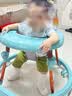 YEESOOM英式婴儿学步车防侧翻宝宝多功能儿童助步车6-18个月手推音乐玩具 3C认证26款（音乐版-智能锁七档）薄荷绿-速发 升级版 实拍图