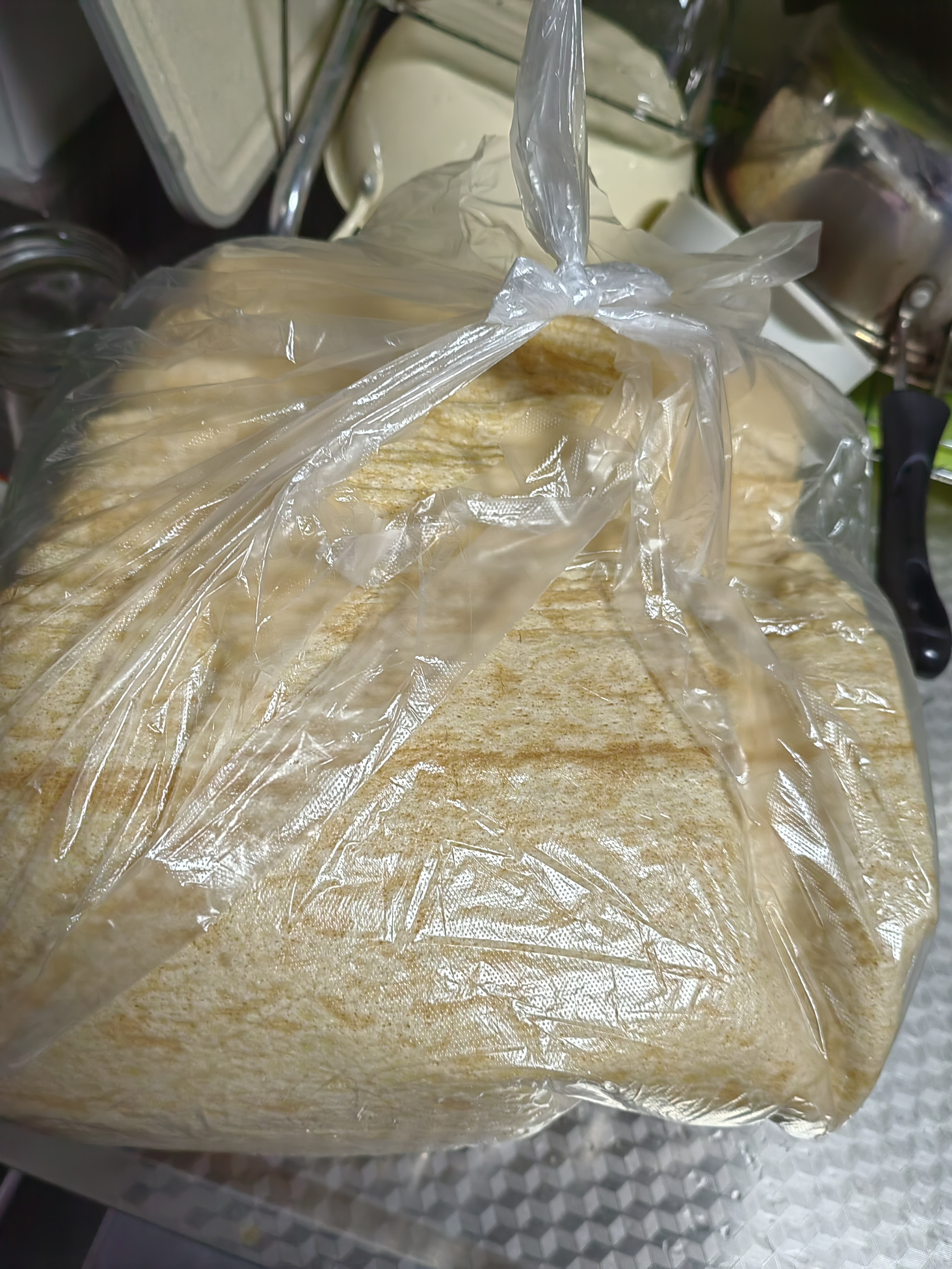 山东煎饼正宗临沂煎饼5斤全小麦粗粮软沂蒙特产大煎饼卷大葱 5斤杂粮煎饼(纸箱包装高端) 实拍图