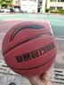 李宁（LI-NING）篮球7号CBA比赛成人儿童青少年中考室内外吸湿耐磨标准七号PU篮球 实拍图