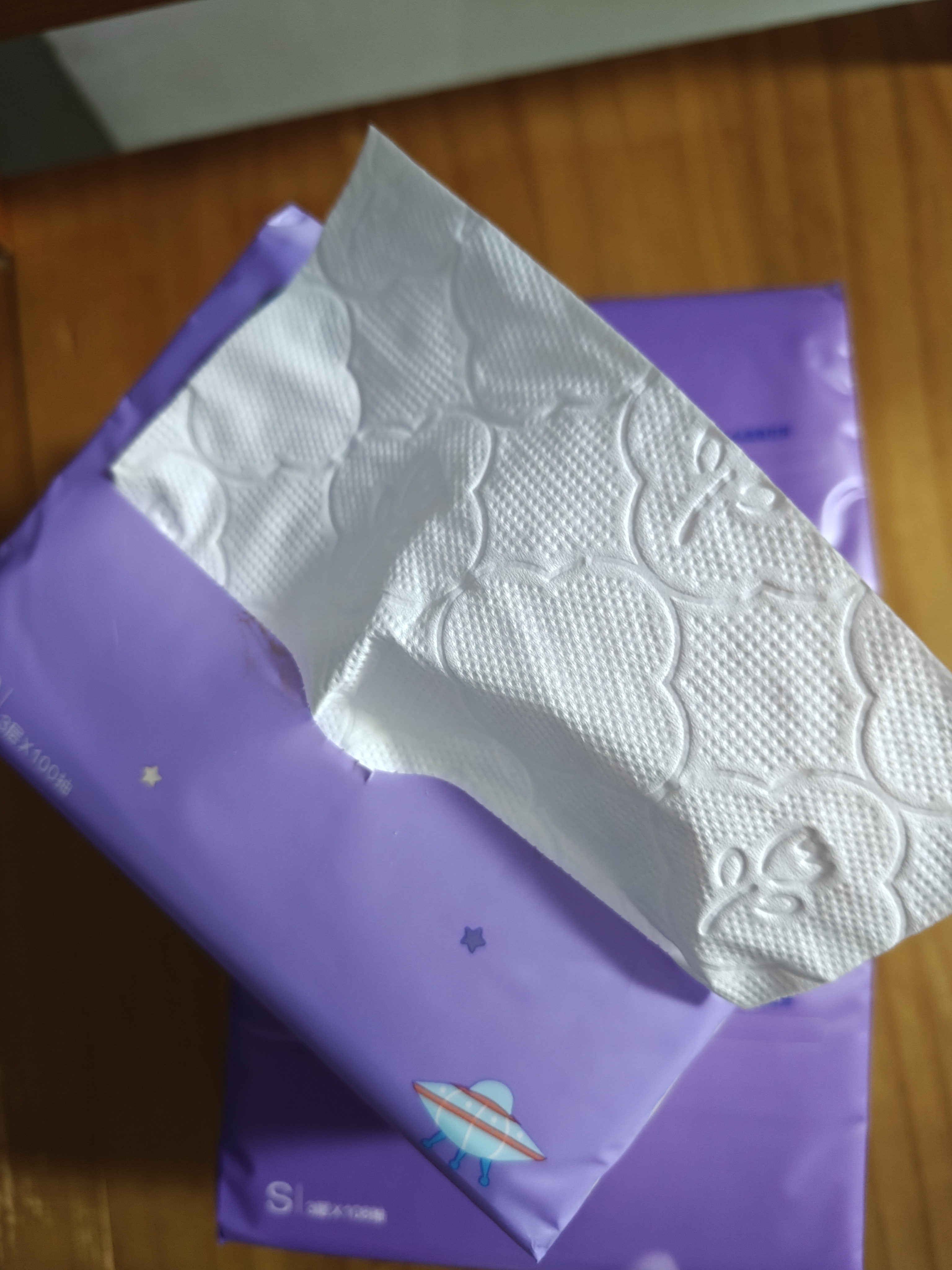 维达（Vinda）抽纸 棉韧3层100抽*10包S码 京东定制玩具总动员 餐巾纸 卫生纸 实拍图