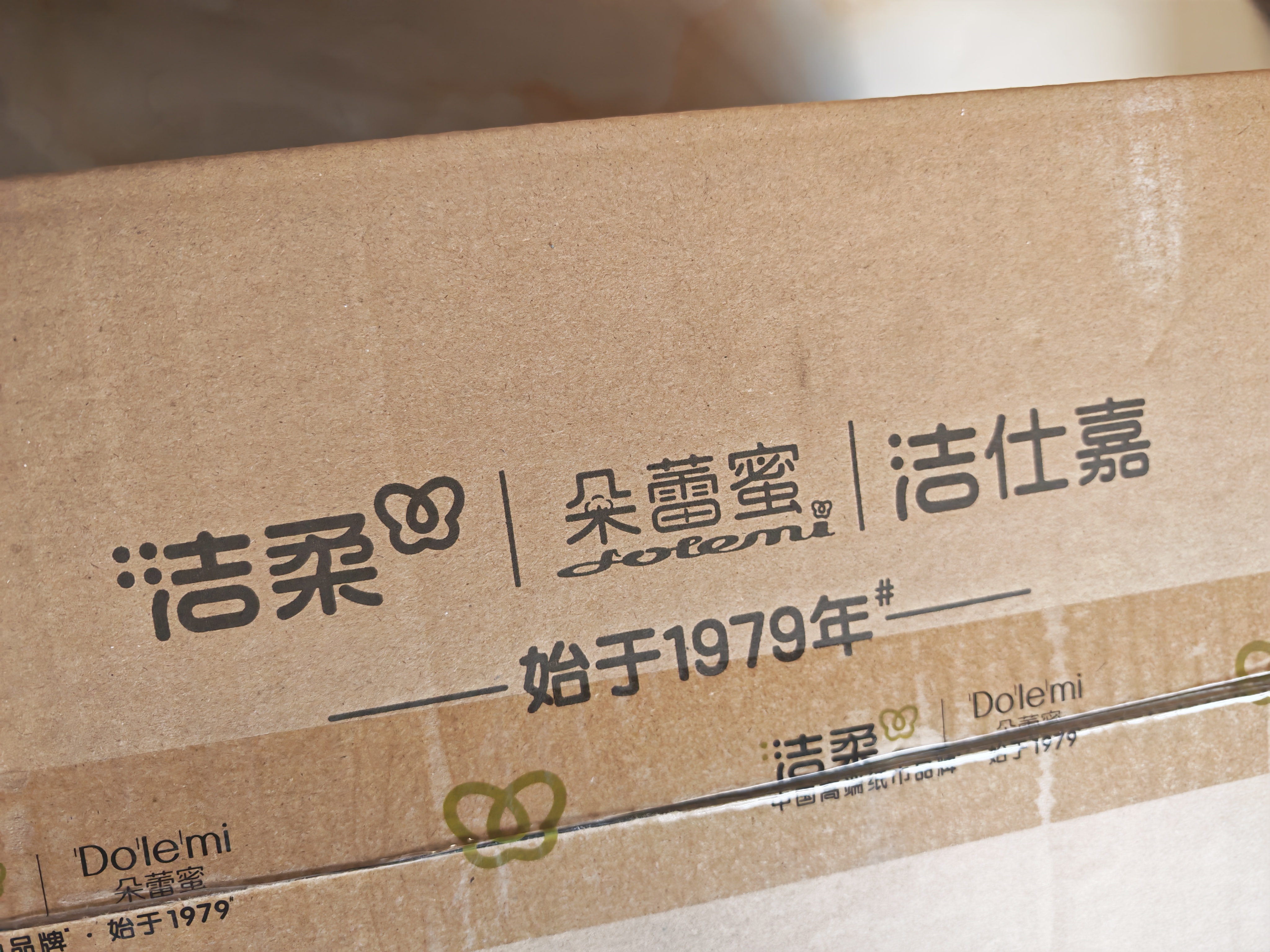 洁柔抽纸 繁花系列3层100抽*40包 可湿水面巾纸 柔韧纸巾卫生纸 整箱 实拍图