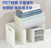 得力（deli）多功能桌面书立架书收纳桌上文件收纳盒抽屉式置物架书挡学生/办公用品白色PK110 实拍图