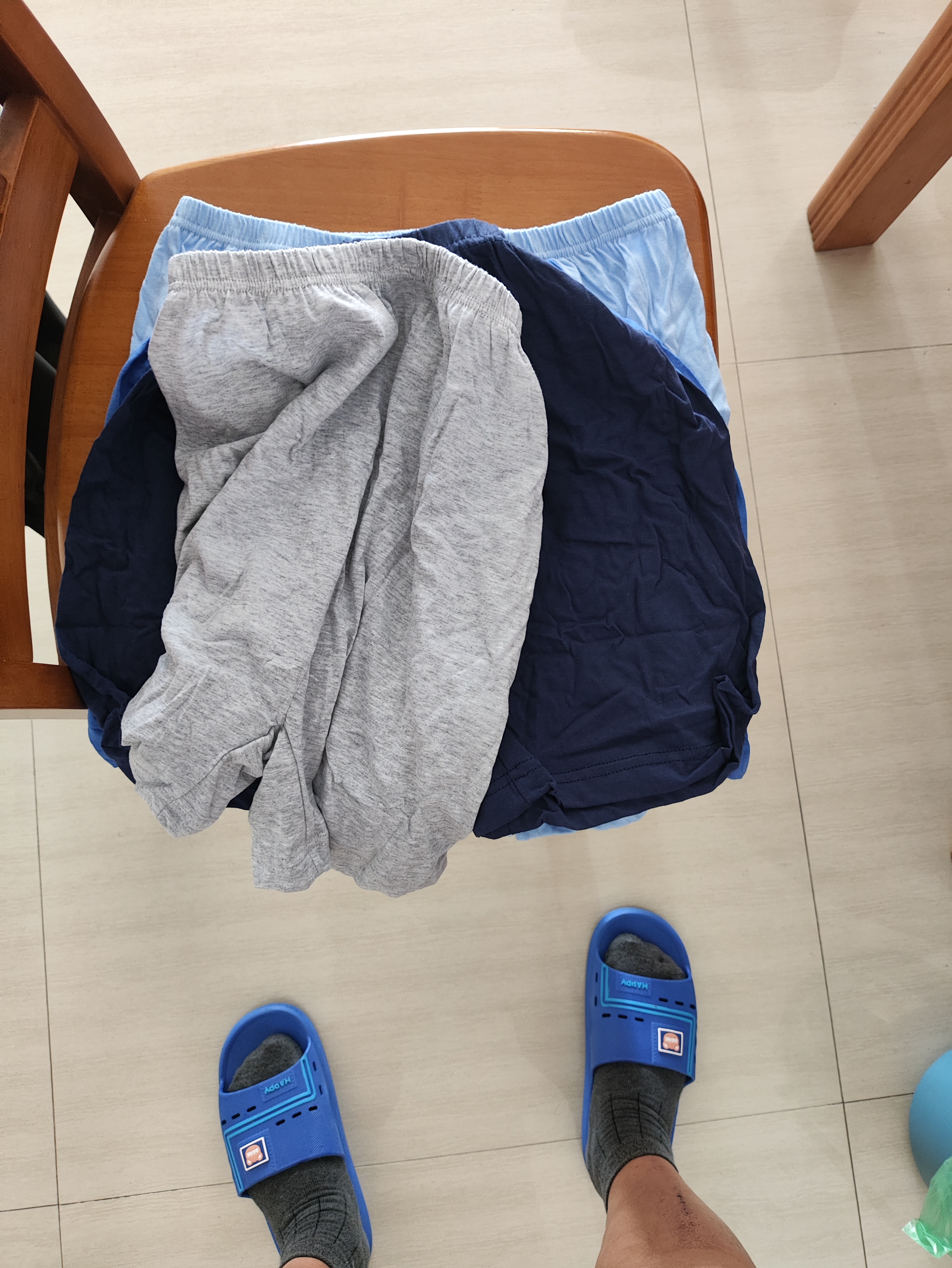 浪莎中老年内裤男纯棉抑菌大码宽松版型老人平角裤全棉男士内裤4条装 实拍图