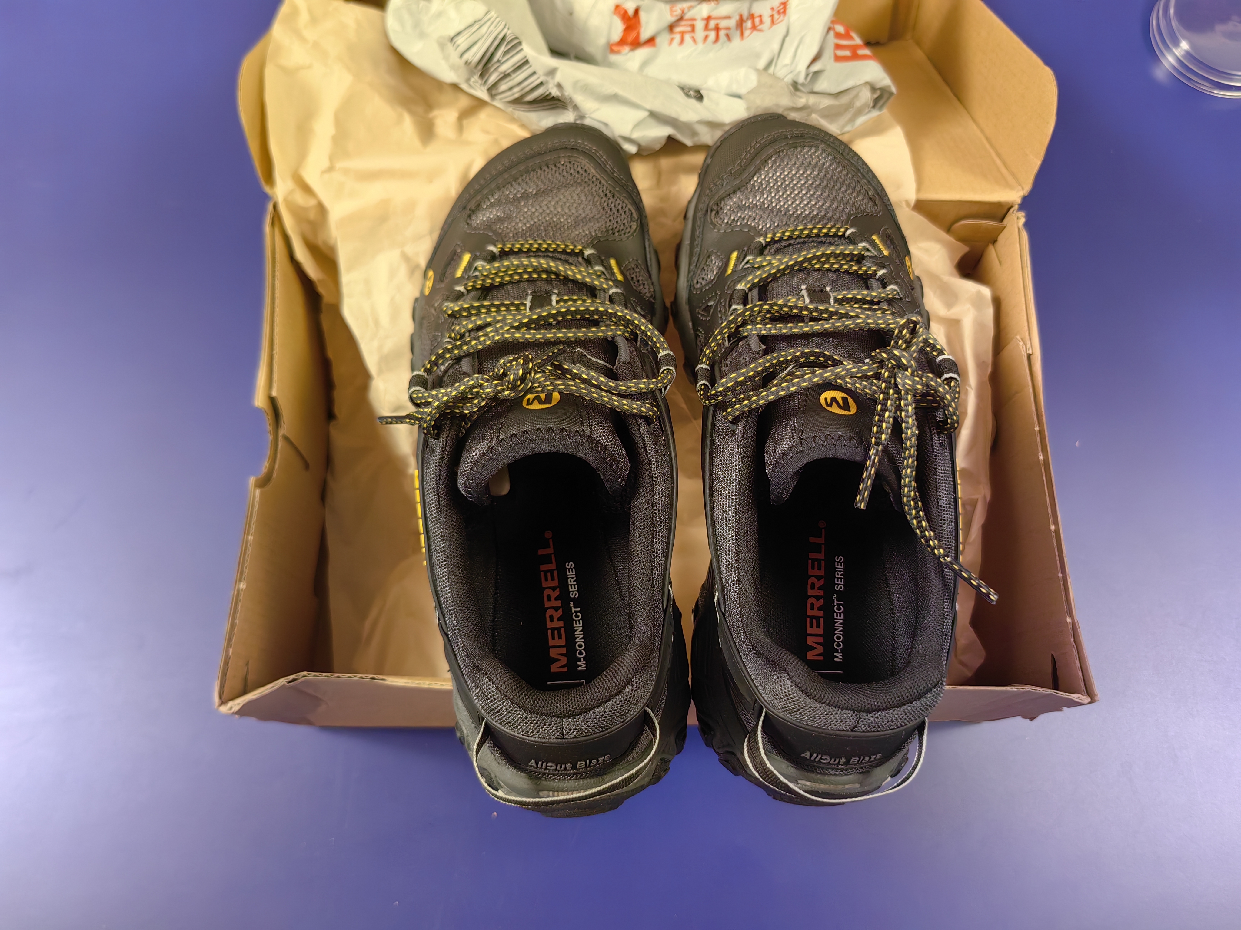 迈乐（Merrell）涉水徒步鞋ALL OUT BLAZE户外鞋Vibram防滑透气休闲溯溪鞋男黑42 实拍图