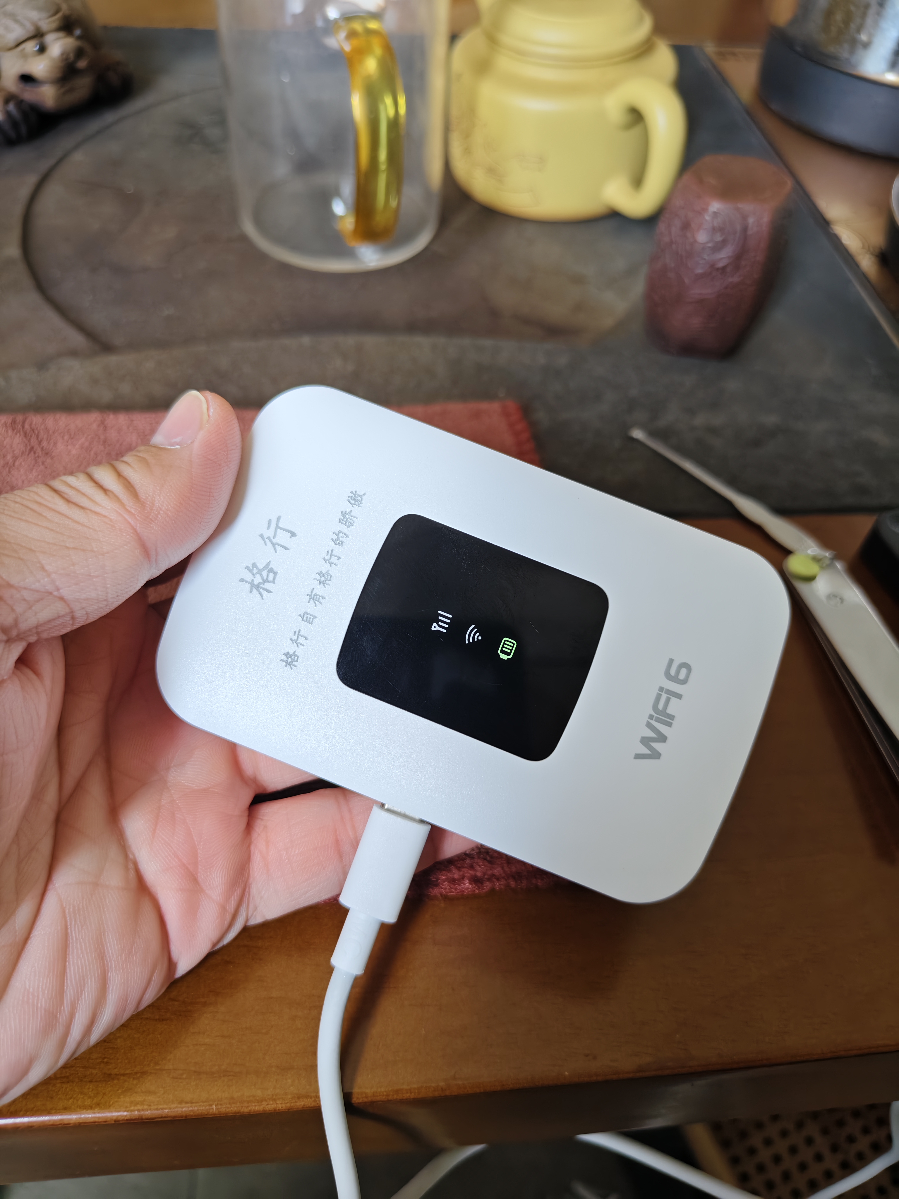 格行随身wifi6官方正品免插卡移动无线网络随身wifi路由器cpe三网通便携式车载移动wifi无线流量2026款 顺丰速发-标准黑屏版-【智能选网】+1000G 实拍图
