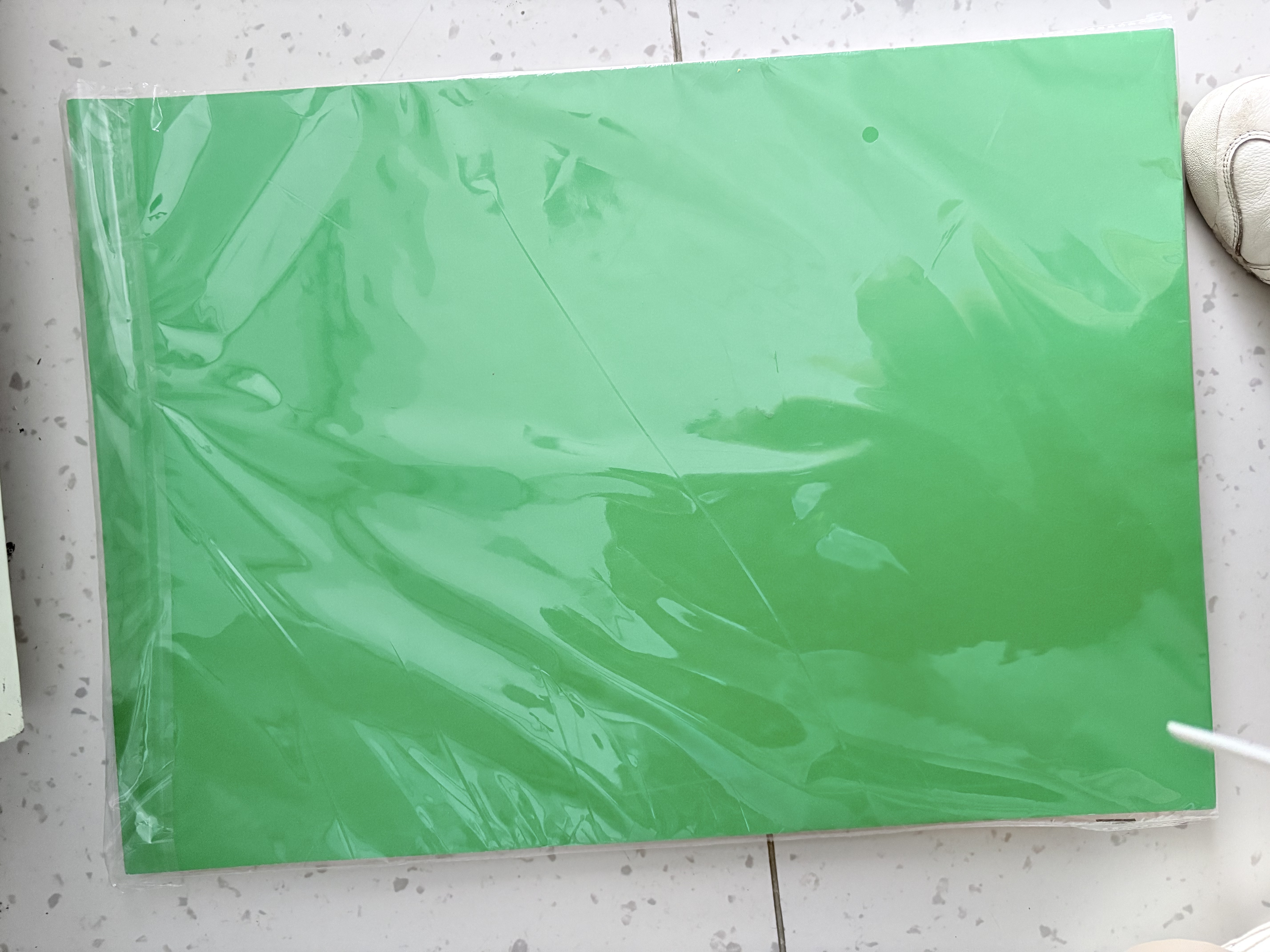 晨光（M&G）彩色硬卡纸4K/50张/10色/150g 加厚彩纸幼儿园儿童手工制作剪纸折纸彩色卡纸礼物中秋国庆 实拍图