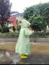 京东京造儿童雨衣带大书包位男童女童女孩加长全身学生雨披 黄色xl 实拍图