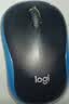 罗技（Logitech）M187P（同M186 M185外观）无线鼠标 办公鼠标笔记本电脑鼠标家用含2.4G接收器即插即用  黑色 实拍图