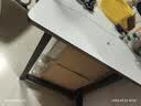 汤能优品电脑桌台式书房办公学习桌家用书桌简约写字桌卧室电竞游戏桌子 灰橡木色160*70CM【40MM钢管】 实拍图