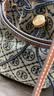 Tory Burch 汤丽柏琦  T MONOGRAM 迷你提花斜挎水桶包 166415 Tory 海军蓝 405 OS 实拍图