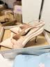 CHARLES&KEITH缎面蝴蝶结尖头高跟凉鞋女生日礼物送女友CK1-60361556 Light Pink浅粉色 37 实拍图