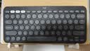 罗技（Logitech）时尚系列K390无线蓝牙键盘 超薄便携 K380升级版 黑色 79键 实拍图