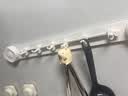 太力吸盘挂钩厨房吸盘挂架置物架免打孔一排挂勺子铲子的架子直钩 6钩 实拍图