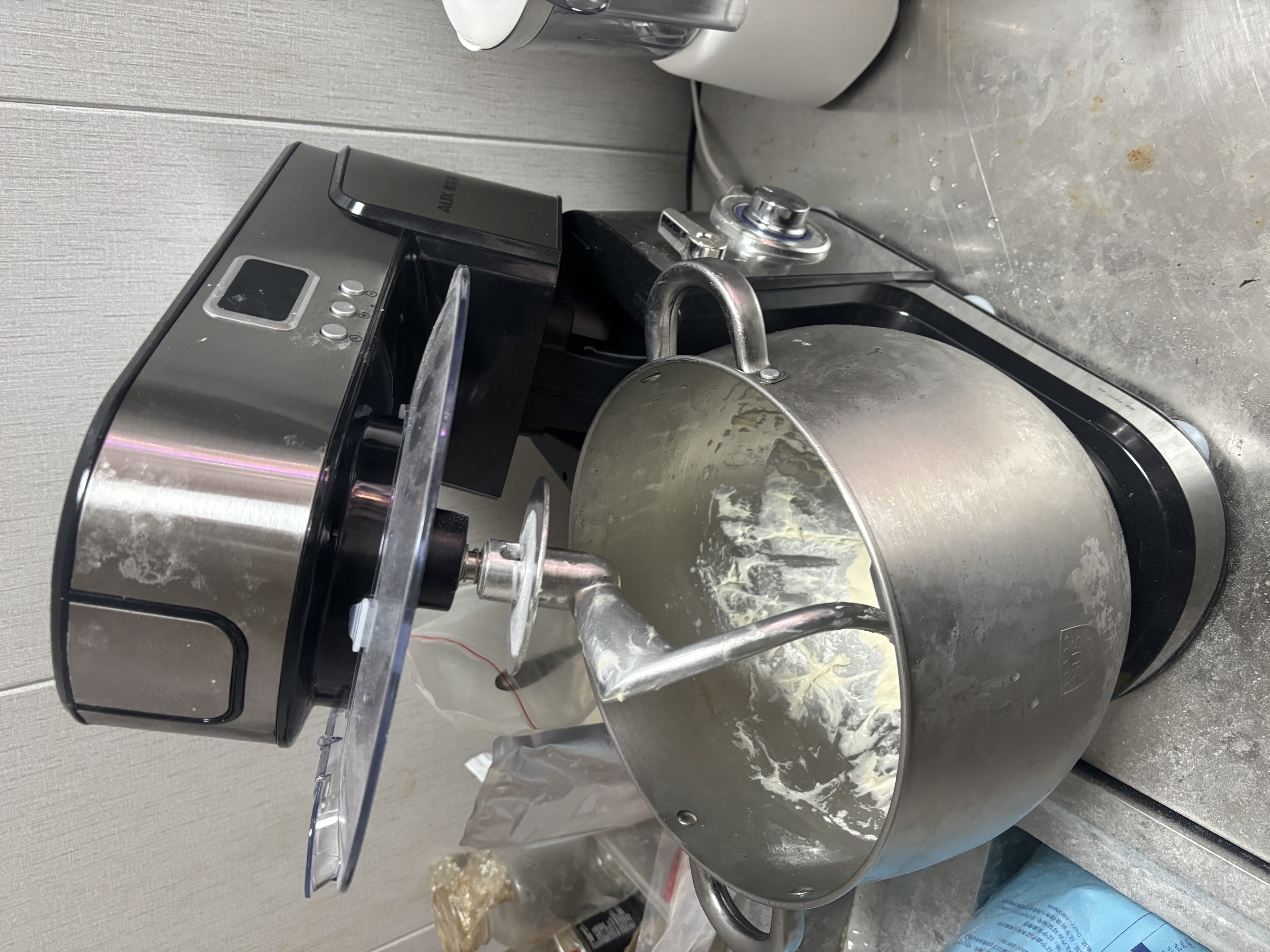 奥克斯（AUX）家商两用厨师机12L揉面机多功能和面机搅拌机全自动打蛋器奶油机2000W出膜快SC-617EC 晒单实拍图