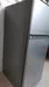 海尔（Haier）小冰箱118升一级能效两门迷你微型租房宿舍办公室家用二门冷藏冷冻小户型节能省电双开门电冰箱 星辉银+黑金净化保鲜+小巧不占地+超薄机身 实拍图