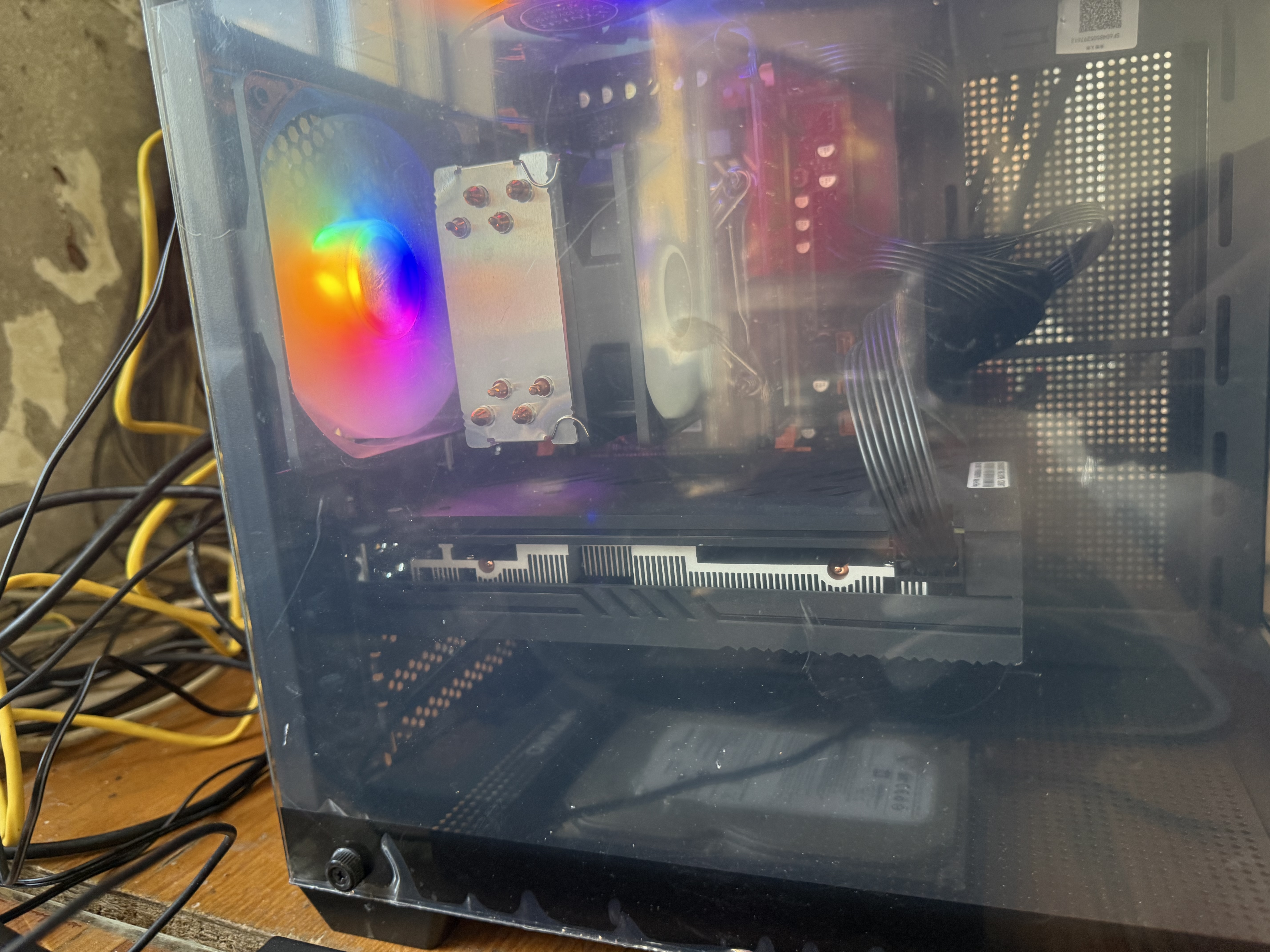 航闪烁酷睿i7/i9级54核RTX5060Ti 8G/5060独显台式电脑主机台式机组装机商务办公电竞游戏电脑i5整机全套 十i9级54芯/32G/6600XT独显+25寸 实拍图
