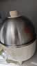 小熊（Bear） 煮蛋器 小型家用电蒸锅智能定时不锈钢蒸蛋器自动断电蒸锅鸡蛋羹迷你鸡蛋器易操作 单层 【旋钮定时+304不锈钢】ZDQ-B07C3 实拍图