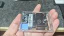 奥睿科Type-C移动硬盘盒2.5英寸USB3.1Gen2/10Gbps笔记本台式固态机械SSD外置盒 全透明2139C3-G2 实拍图