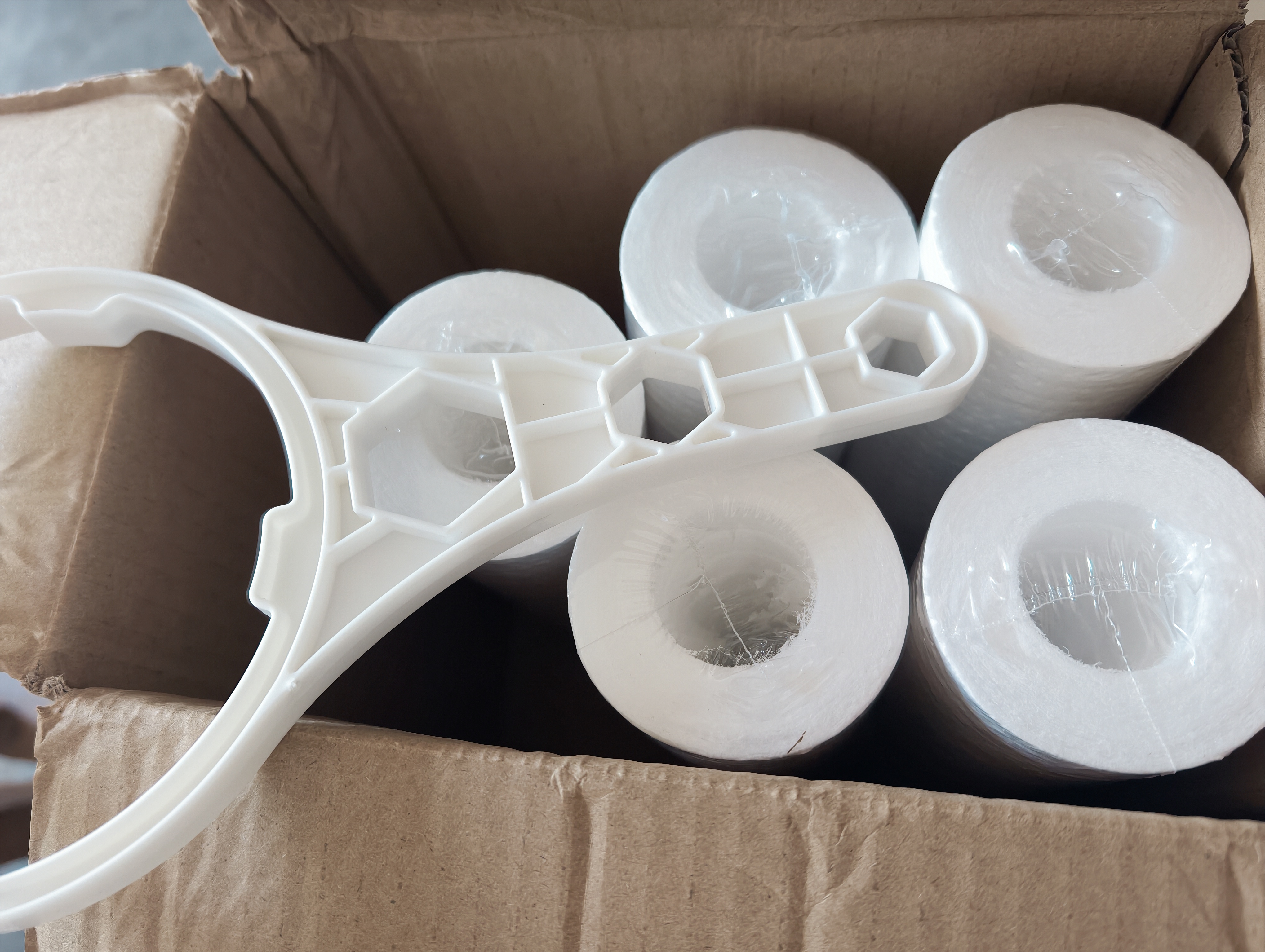 卡求净水器滤芯通用10寸平口PP棉滤芯家用净水器1微米5微米前置过滤器净水机配件 实拍图
