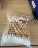 一次性棉签双头盒装袋装化妆用棉棒掏耳朵家用尖头竹棒棉球 【圆+尖 袋装】5袋*500枚 实拍图