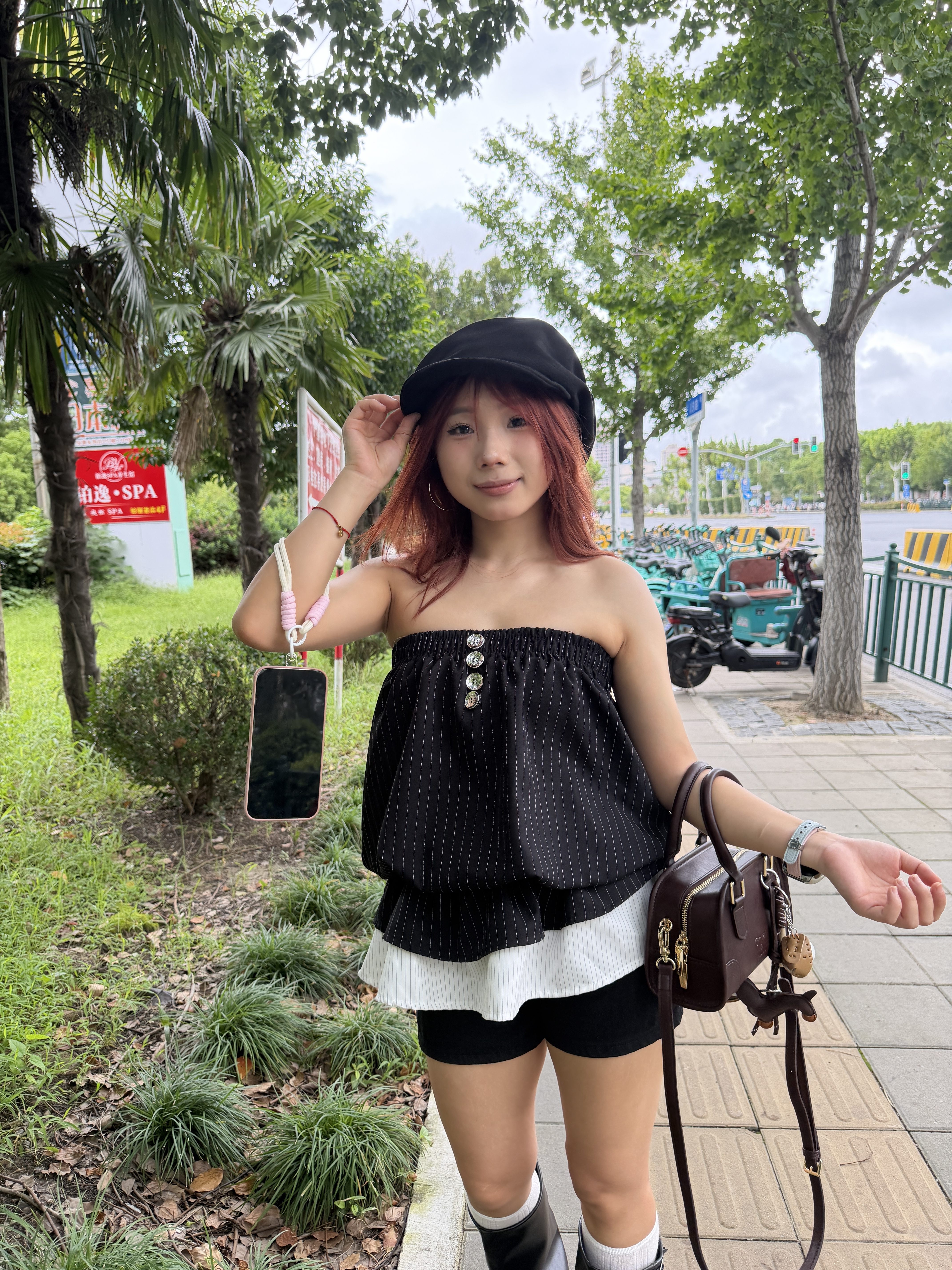 CinvaiKrose【赵昭仪同款】小c&k手提包包女包2026新款保龄球斜挎包生日礼物 咖啡色coffee【送女友老婆女生礼物走心】 实拍图