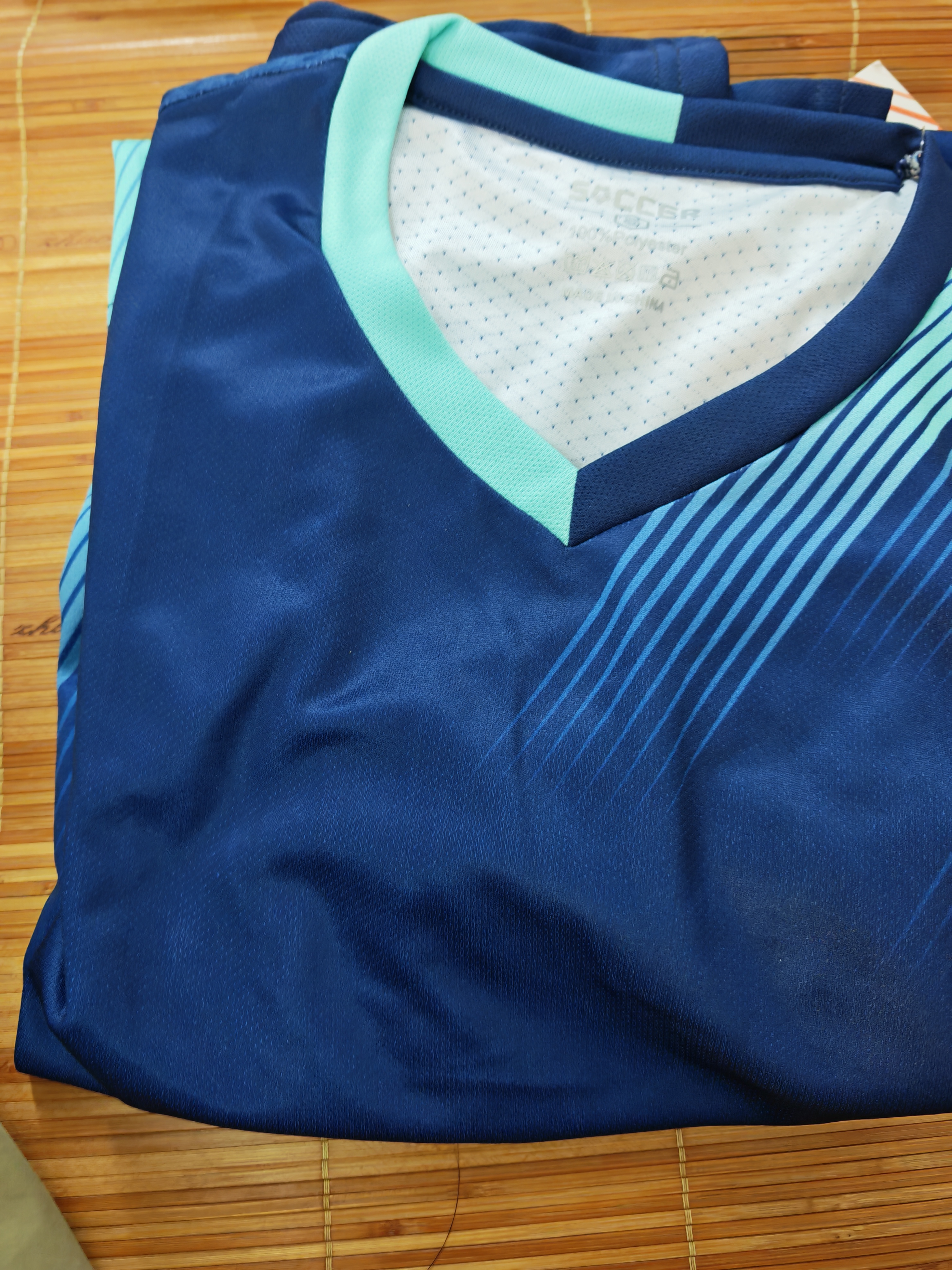 VICTORIATOURIST运动套装儿童足球服篮球训练服室内健身服跑步速干衣球衣 实拍图