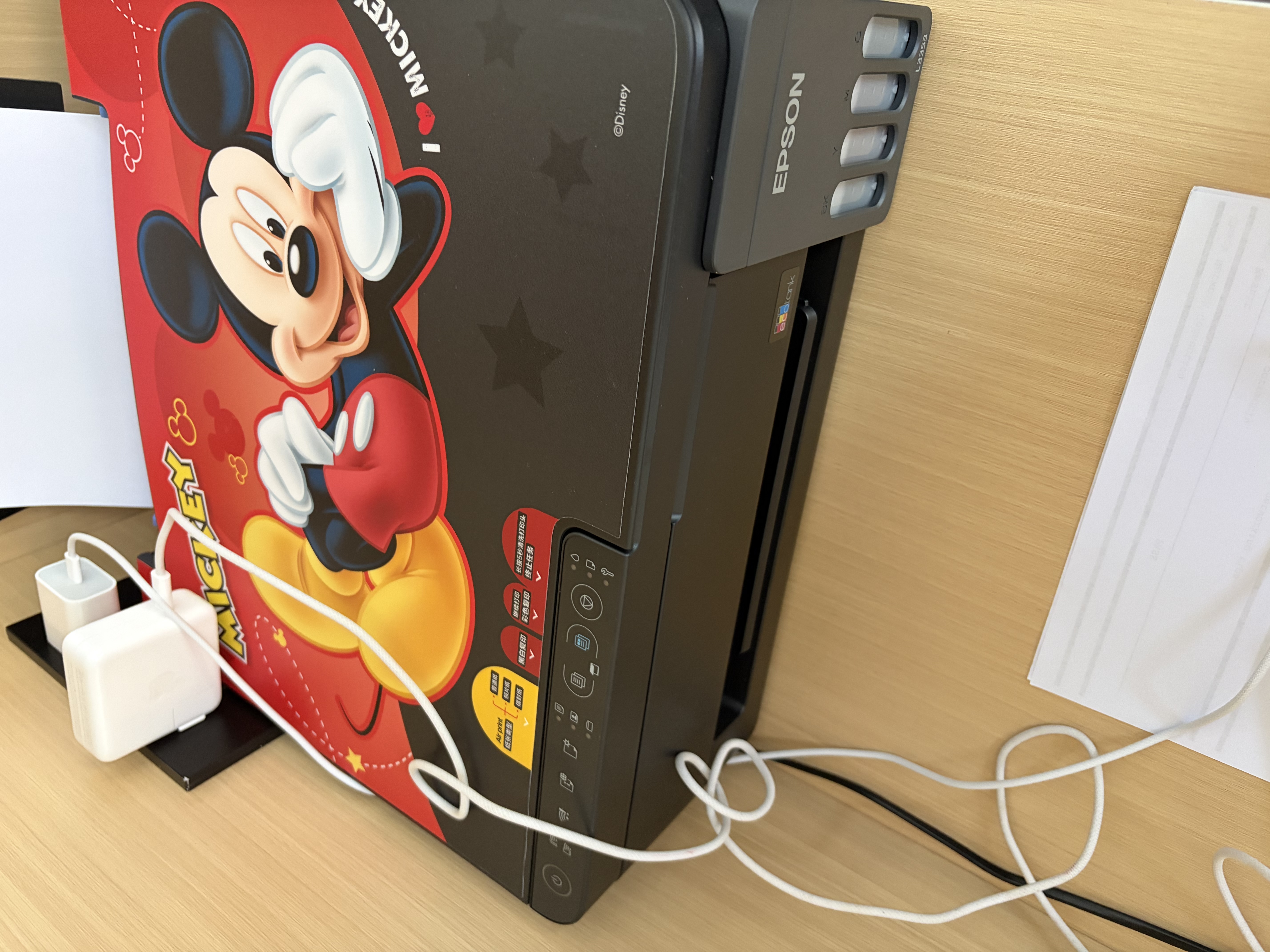 爱普生（EPSON）【6代新品】L3353墨仓式彩色家用AI学习打印机 L3251/L3255升级版(打印复印扫描 微信/无线 黑色） 实拍图