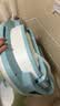 世纪宝贝（babyhood）儿童泡澡桶 婴儿洗澡盆游泳桶加大号折叠浴桶0-15岁赠浴凳 319蓝 实拍图