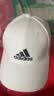 adidas经典百搭日常通勤运动遮阳棒球帽子太阳帽男女阿迪达斯官方 白/黑色   OSFM(男子) 实拍图