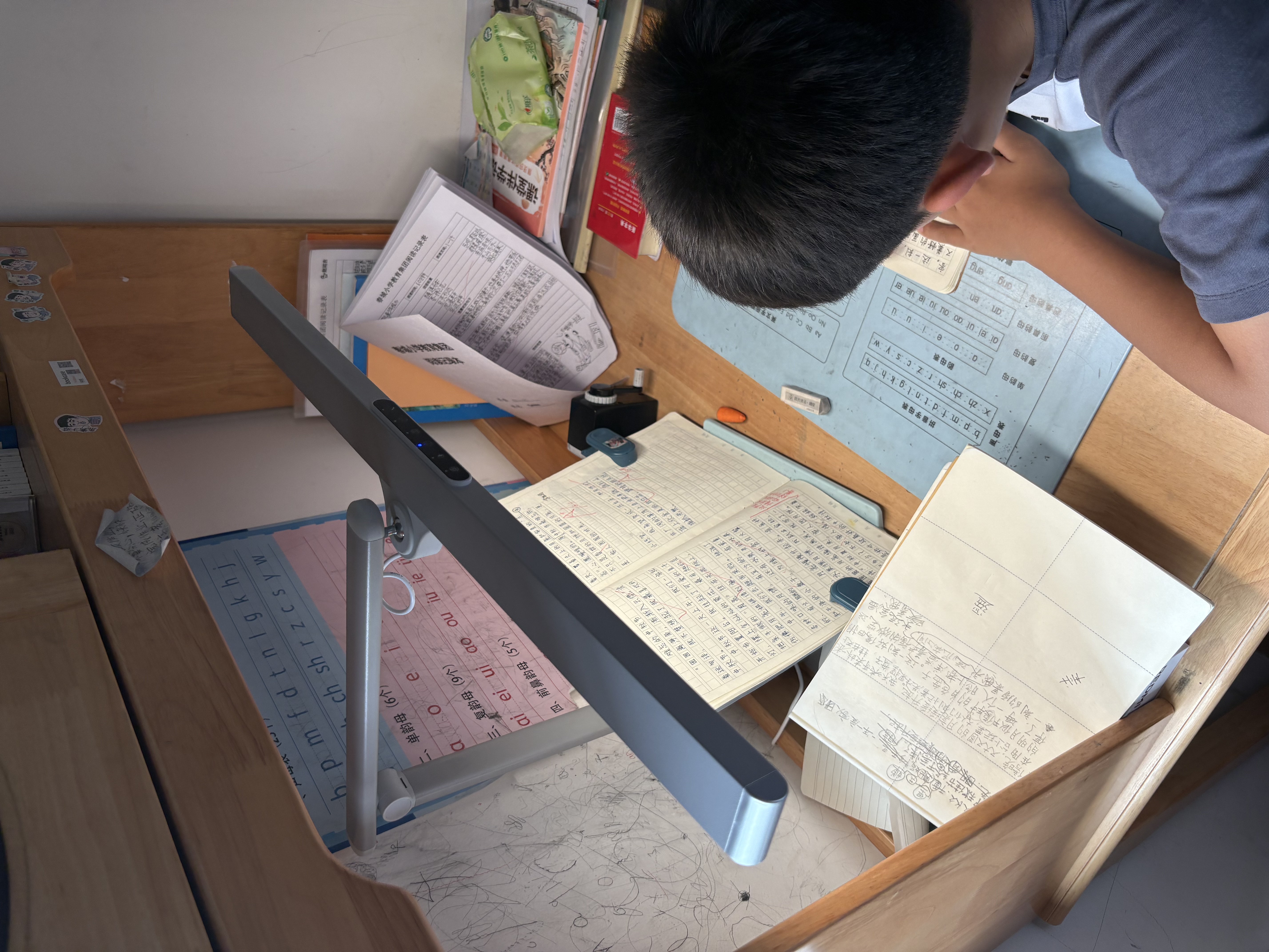 孩视宝国5A级全光谱儿童阅读护眼台灯护眼学习宿舍床头卧室小夜灯L5A 实拍图